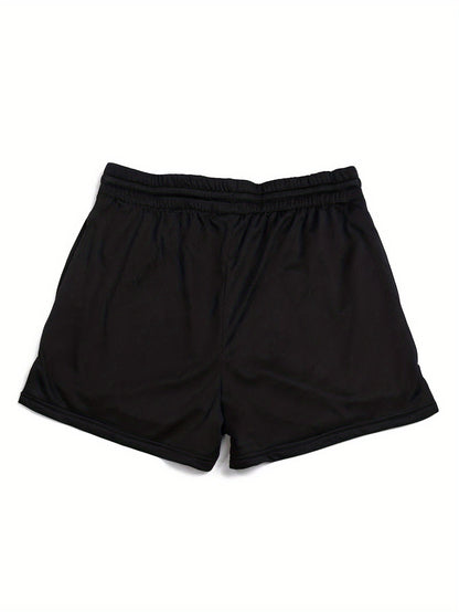 Men's Basketball Shorts with 'HIT HARD' Print – Sporty Look for Training and Leisure