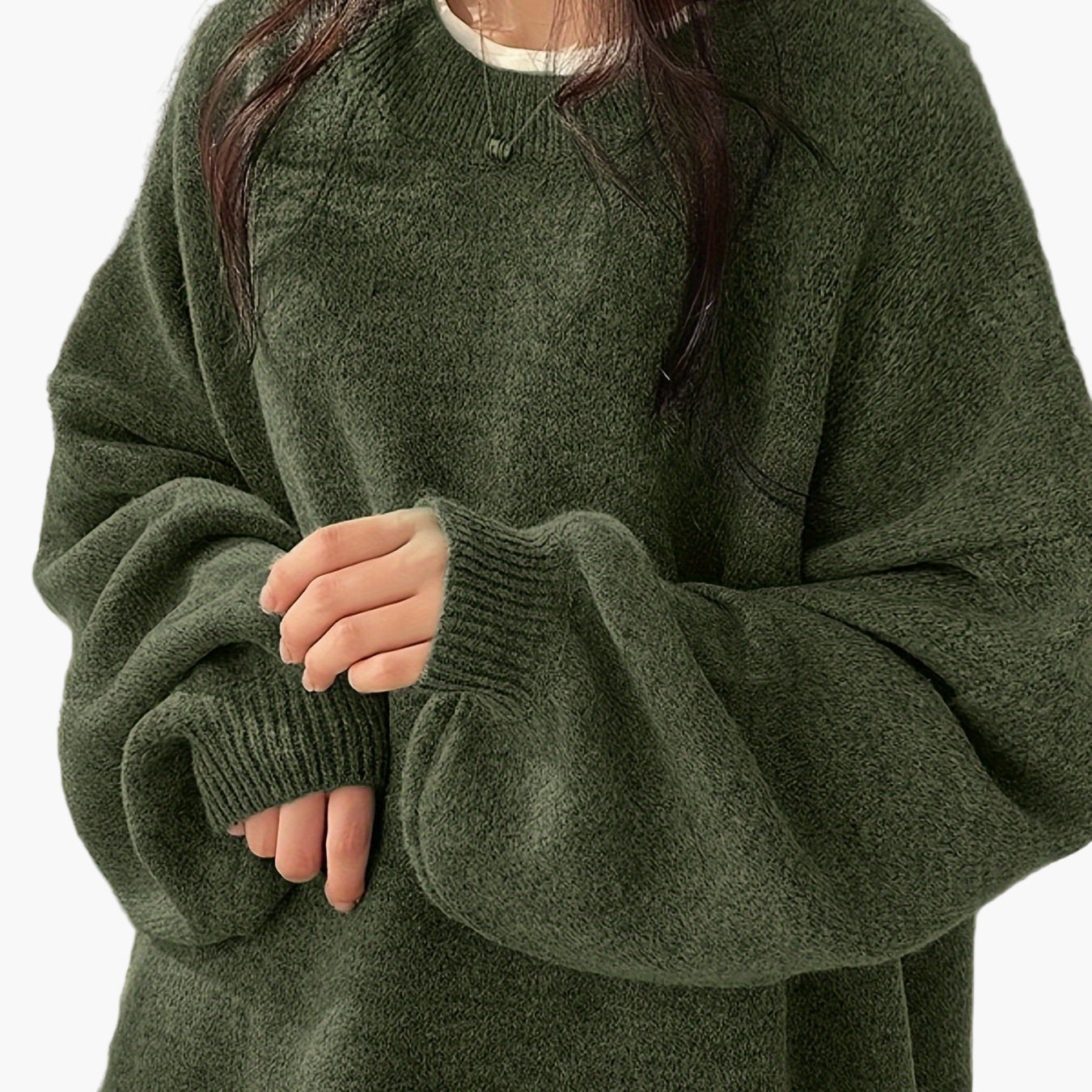 Damen Oversize Pullover Lässig Komfortable Freizeitmode