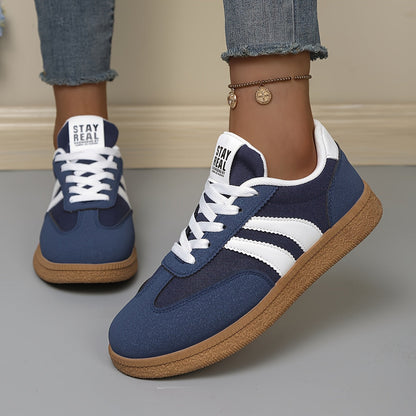 Women's Retro Sneakers in Vintage Look – Fashionable Casual Shoes with Comfort Sole
