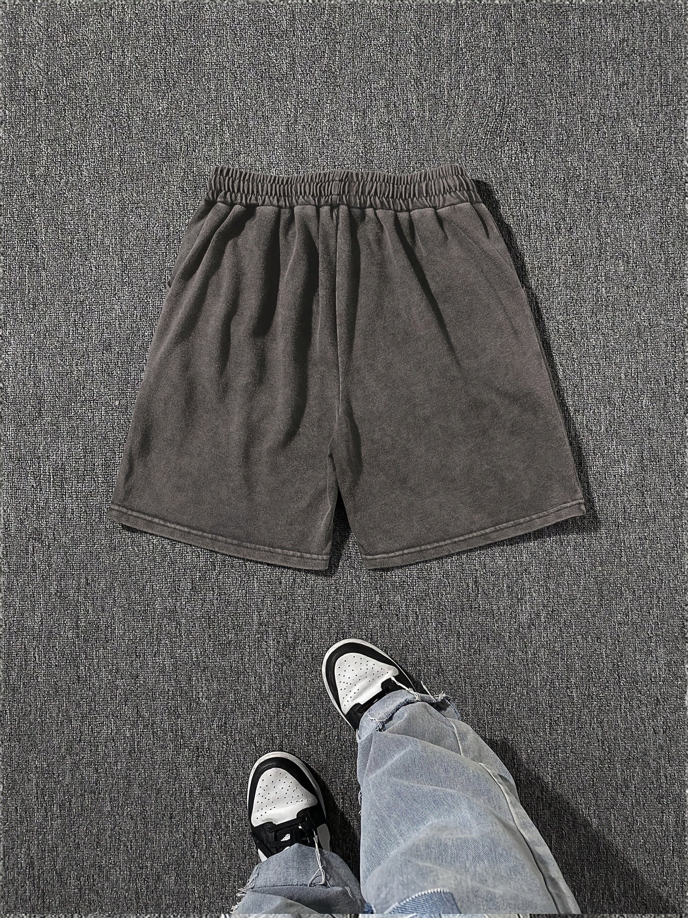 Herren Streetwear Shorts mit „Hustle“-Print – Lässige Urban Style Shorts für Alltag und Freizeit
