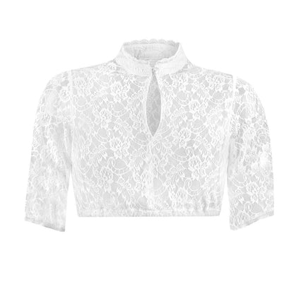 Holly – Women's undershirt with lace accents