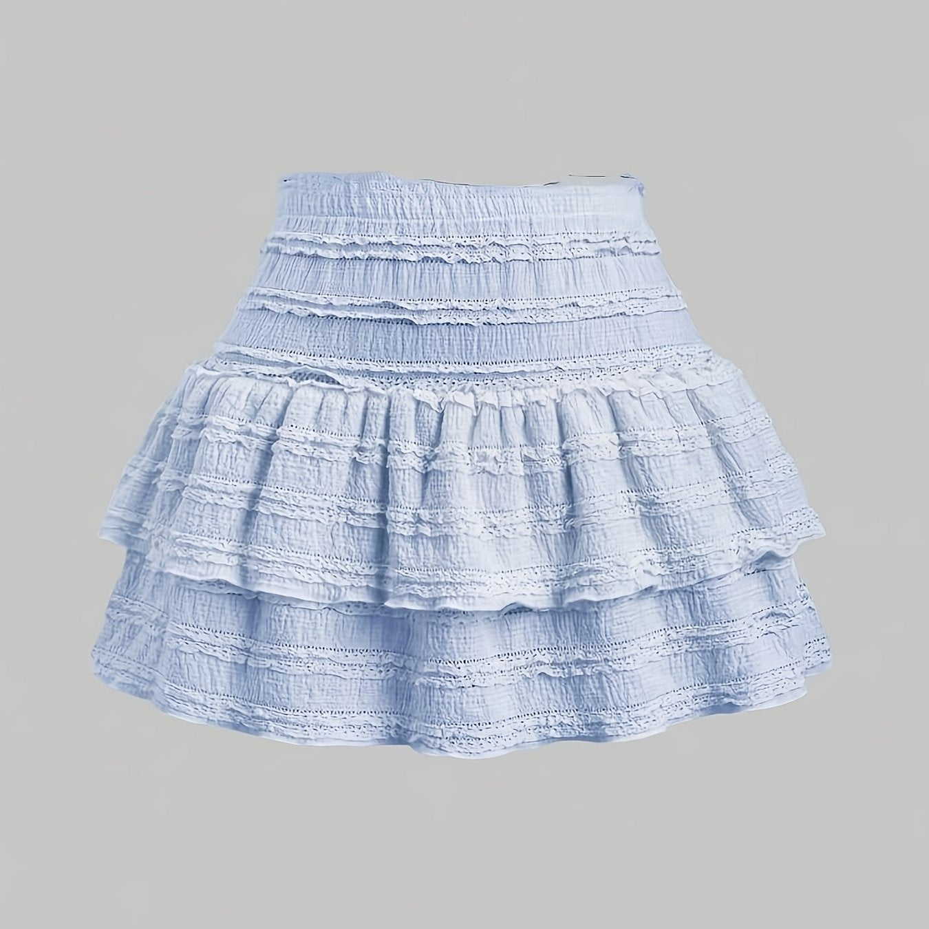 Damen Volant Minirock – Verspielter Lagen-Look für Frühling & Sommer