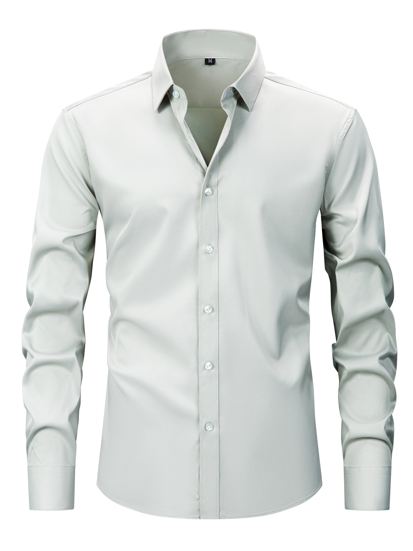 Men's Business-Casual Shirt Slim Fit Long Sleeve Modern Style