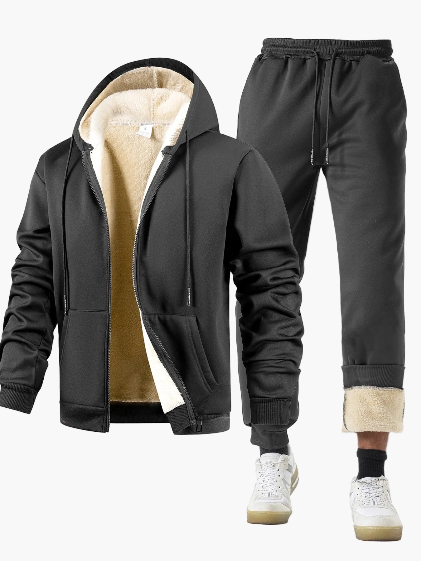 Men's Casual Tracksuit Set Hoodie and Jogging Pants – Winter Warmer Style