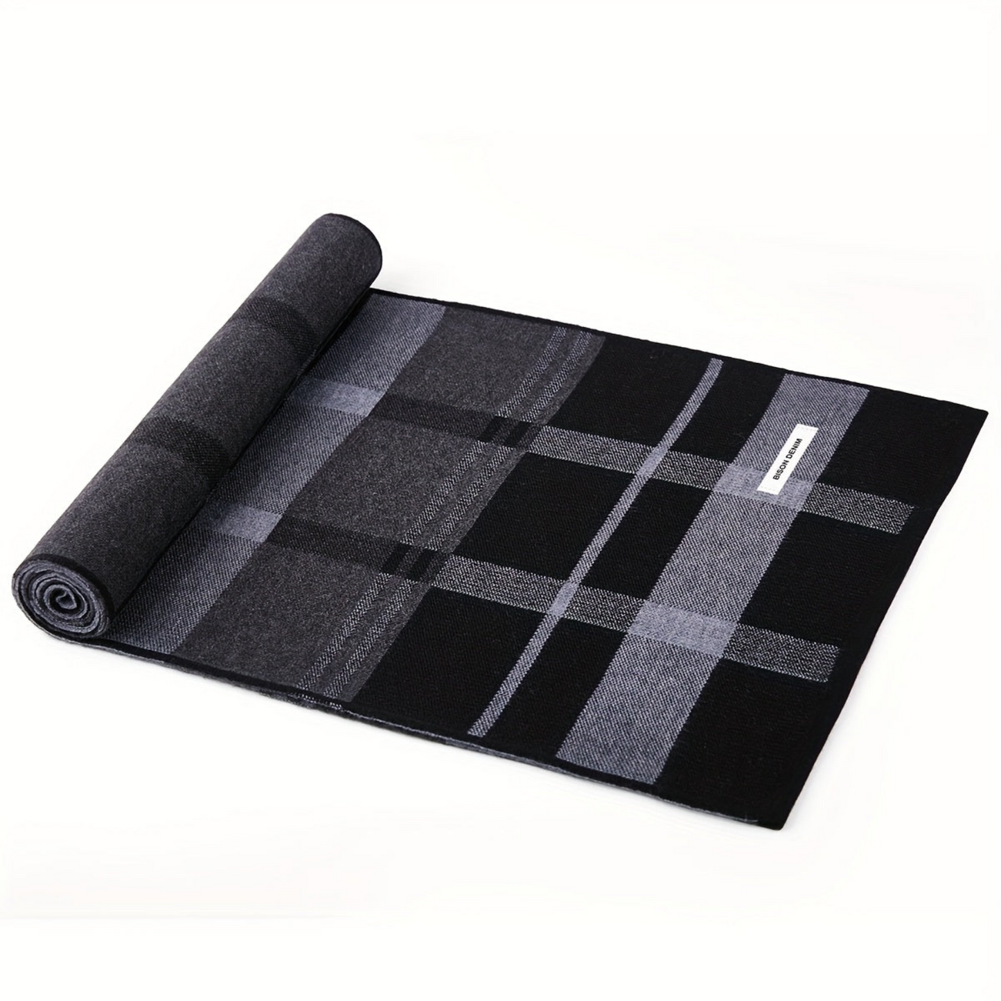 Scarf men women plaid winter warm casual knitted scarf