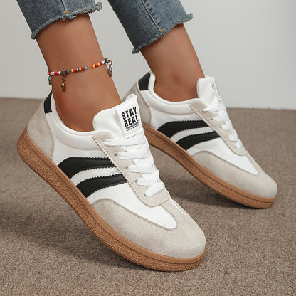 Women's Retro Sneakers in Vintage Look – Fashionable Casual Shoes with Comfort Sole