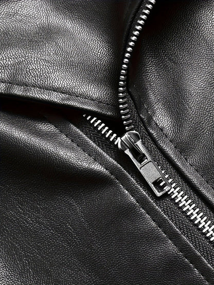 Men's Biker Jacket in Vintage Style – Perfect Jacket for Leisure & Streetwear
