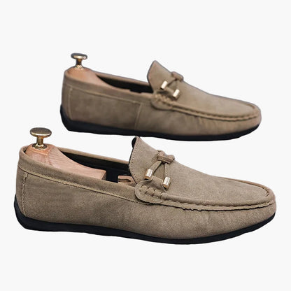 Men's Moccasins Slip-On Loafers Elegant Casual Street Shoes