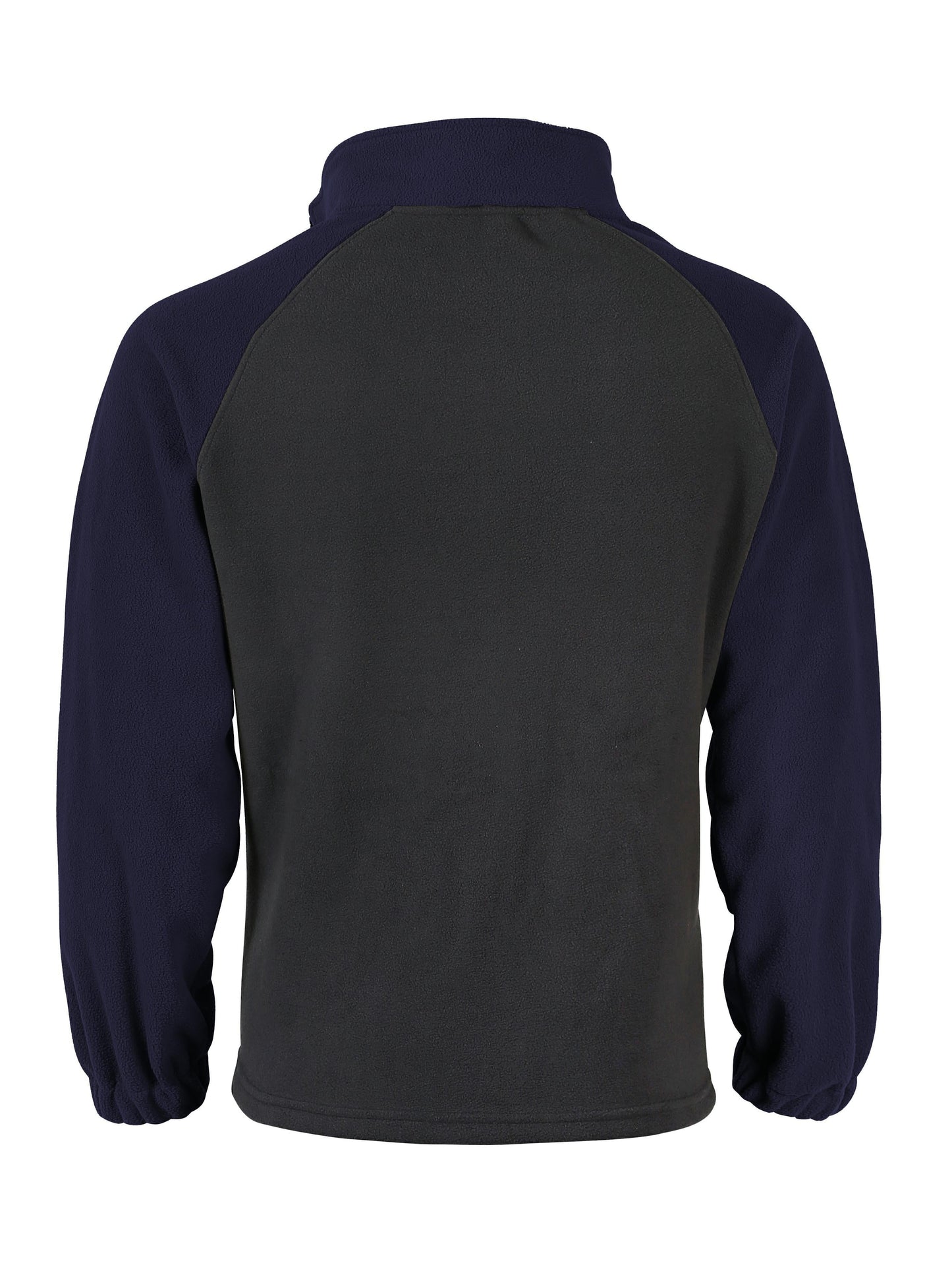 Men's half-zip pullover with fleece look and raglan sleeves