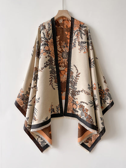 Women's Kimono Cardigan with Floral Pattern – Elegant Boho Style for Every Occasion