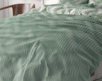 Dekbedovertrek micropercal Wavey Shades 140 x 220 cm, met 2 kussenslopen 60 x 70 cm