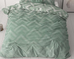Dekbedovertrek micropercal Wavey Shades 140 x 220 cm, met 2 kussenslopen 60 x 70 cm