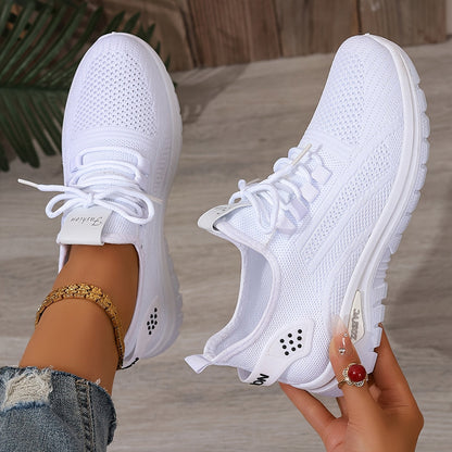 Women's Sneakers for Leisure & Sports – Breathable Low-Top Trainers for Everyday and Fitness
