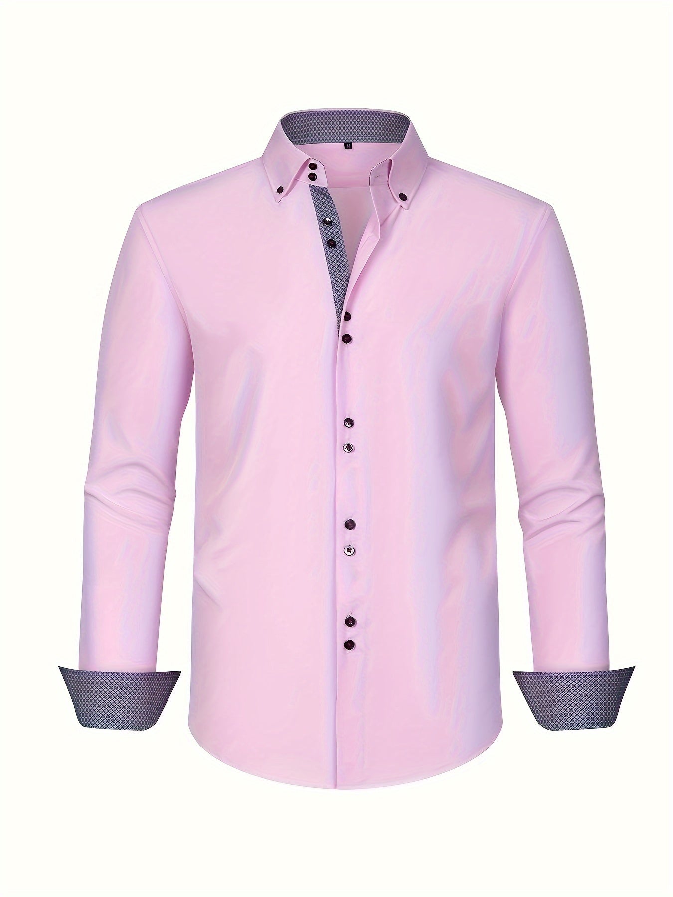 Men's Business Shirt Modern Fit – Elegant Style for Office & Leisure