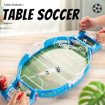 Children's Table Football Game Mini Table Soccer for Two Players – Family Fun and Skill Game