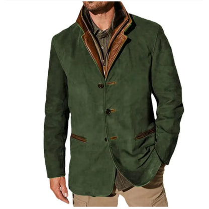 Men's Vintage Casual Jacket Classic – Stylish Transitional Jacket for Everyday and Business