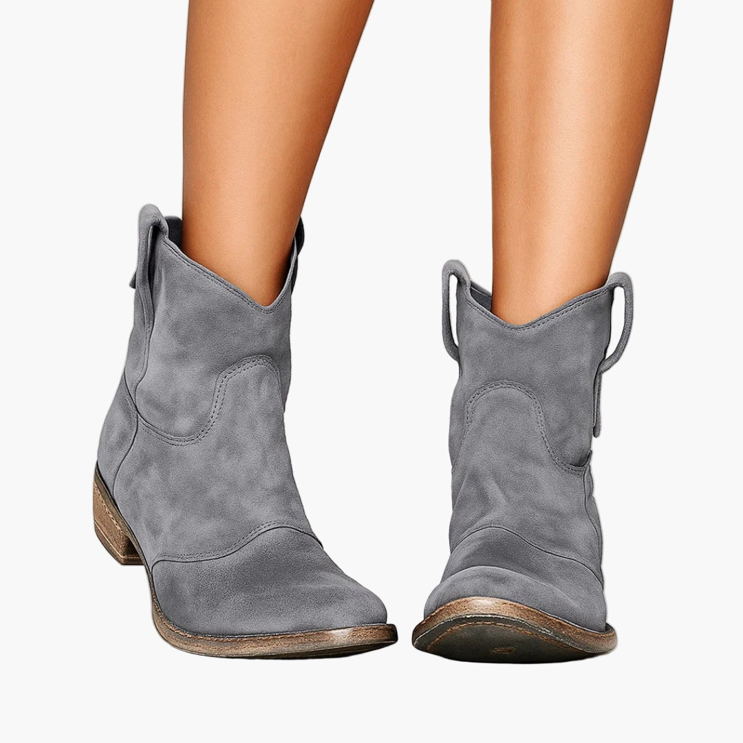 Women's ankle boots western style everyday fashionable comfortable