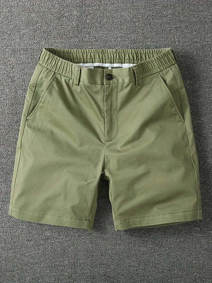 Herren Freizeitshorts mit elastischem Bund und klassischem Schnitt – Perfekt für Alltag und Urlaub