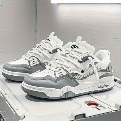 Men's Low Sneakers Streetwear Chunky Casual Shoes for Autumn and Sports
