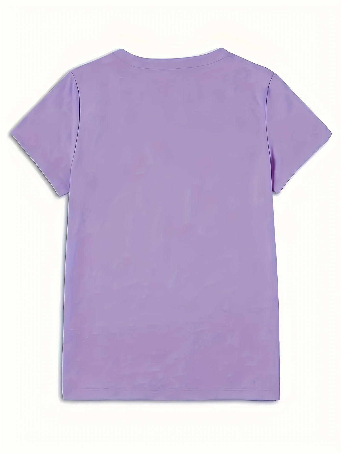 Women's T-Shirt with Floral Design – Casual Style, Spring/Summer, Floral Print