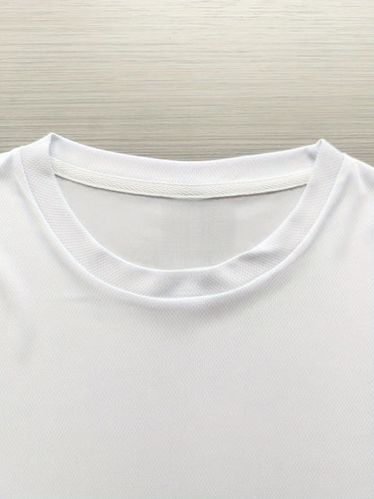Men's Casual Set with Print – T-Shirt & Shorts, Streetwear Style, Summer Outfit