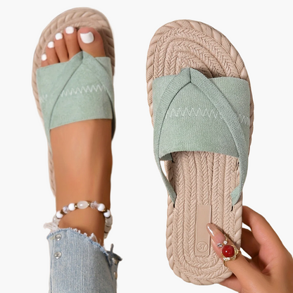 Women's Comfort Slip-On Sandals for Leisure and Summer