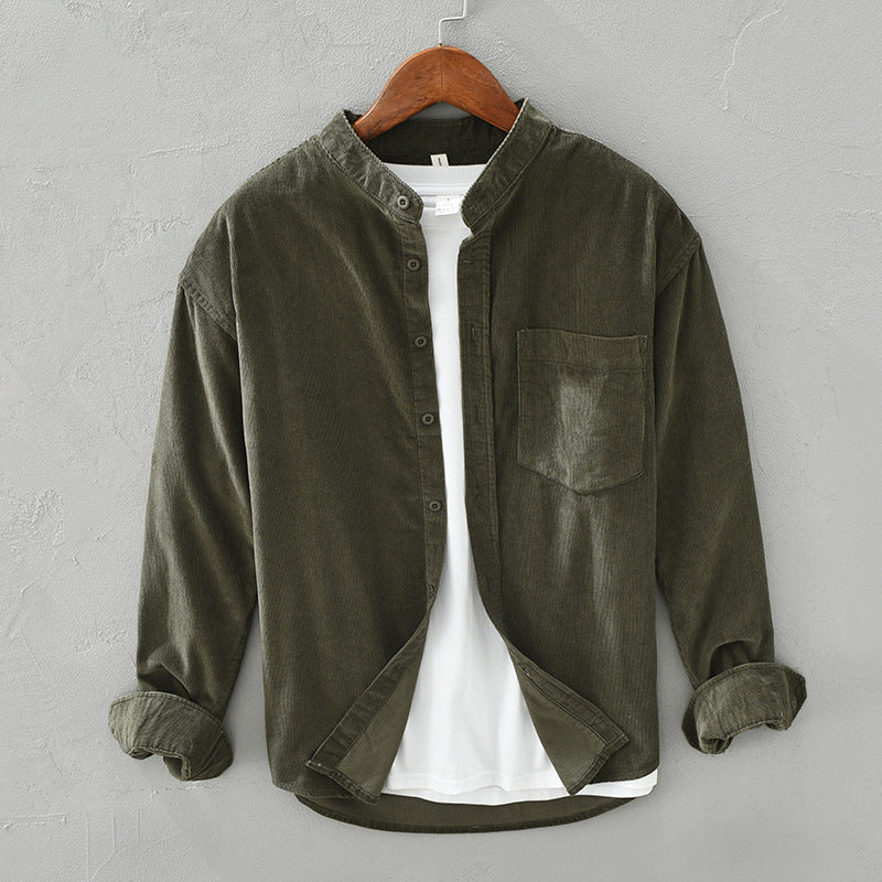 Geoff – Casual Corduroy Shirt for Men