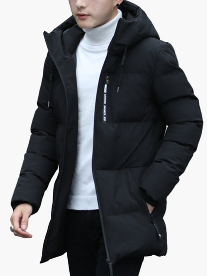 Herren Winter Steppjacke mit Kapuze – Modisch & Alltagstauglich