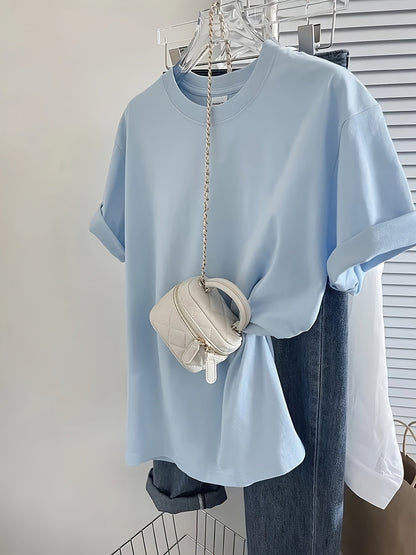 Damen Basic Oversized T-Shirt Casual Stil – Ideal für Alltag & Freizeit