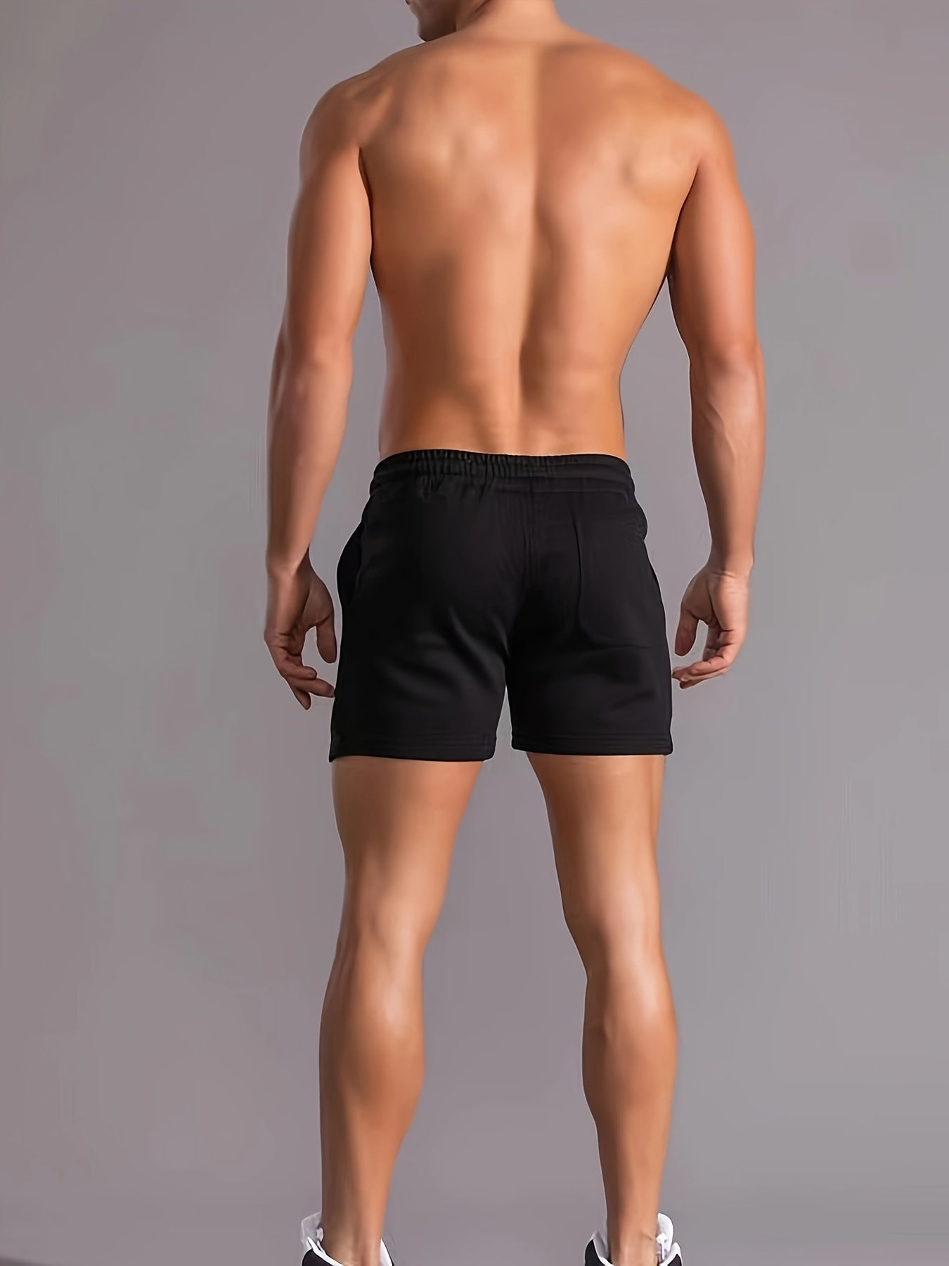 Men's Sport Shorts with Drawstring – Short Training Pants for Fitness, Leisure, and Workout