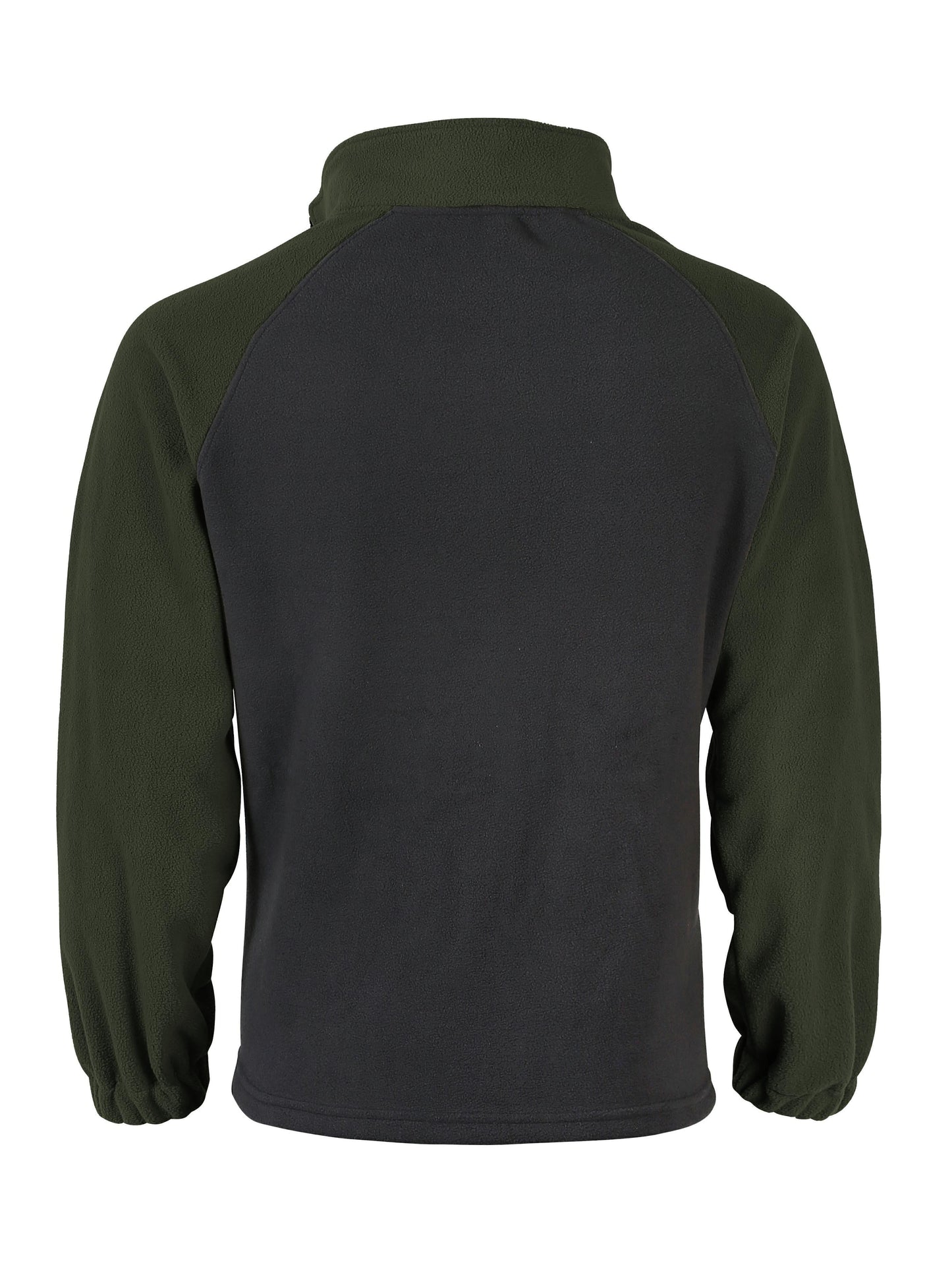 Men's half-zip pullover with fleece look and raglan sleeves