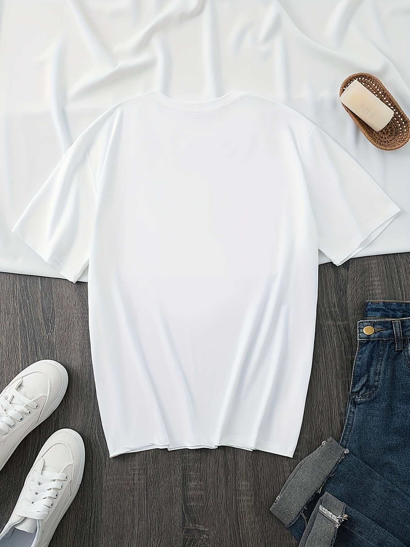 Damen T-Shirt mit lustigem Katzen-Print – Retro-Stil, Kurzarm, Sommer, Freizeit