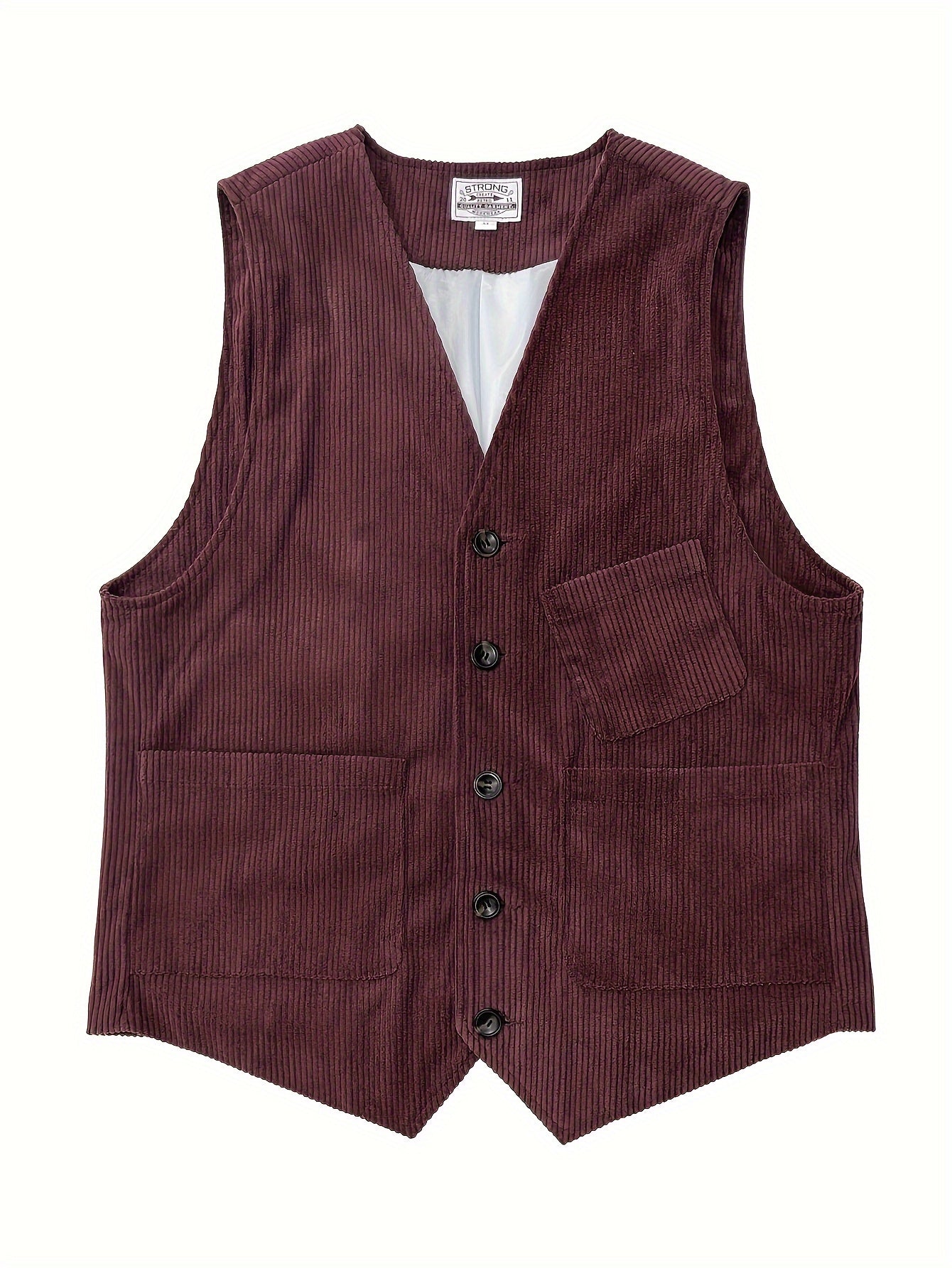 Men's Vintage Vest in Retro Style for Business and Leisure
