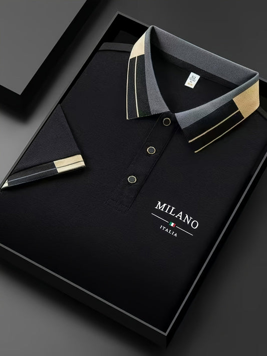 Men's Polo Shirt Milano Italia – Stylish Casual Shirt with Modern Design