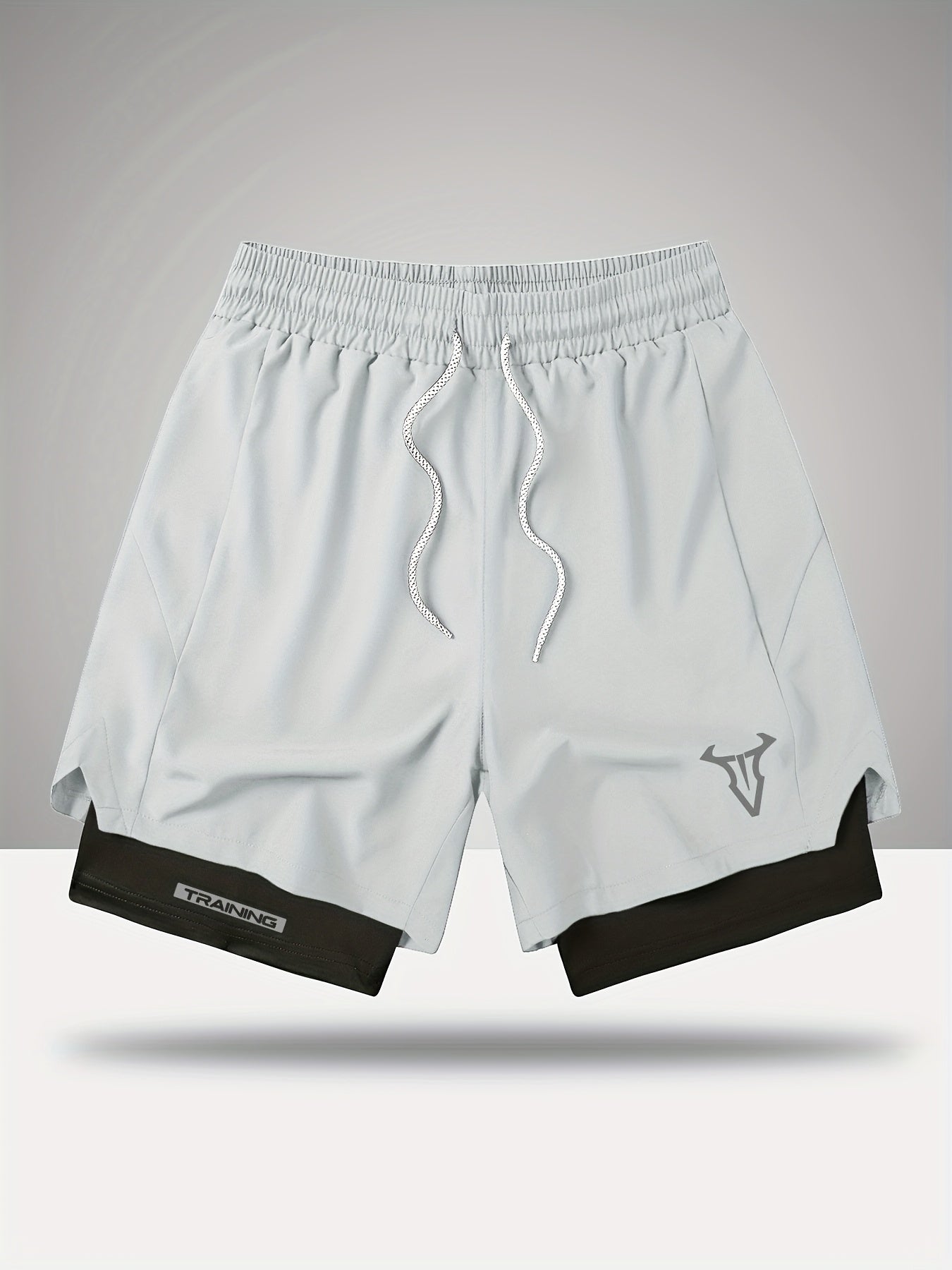 Herren Trainingsshorts Sport Fitness mit elastischem Bund und Kordelzug