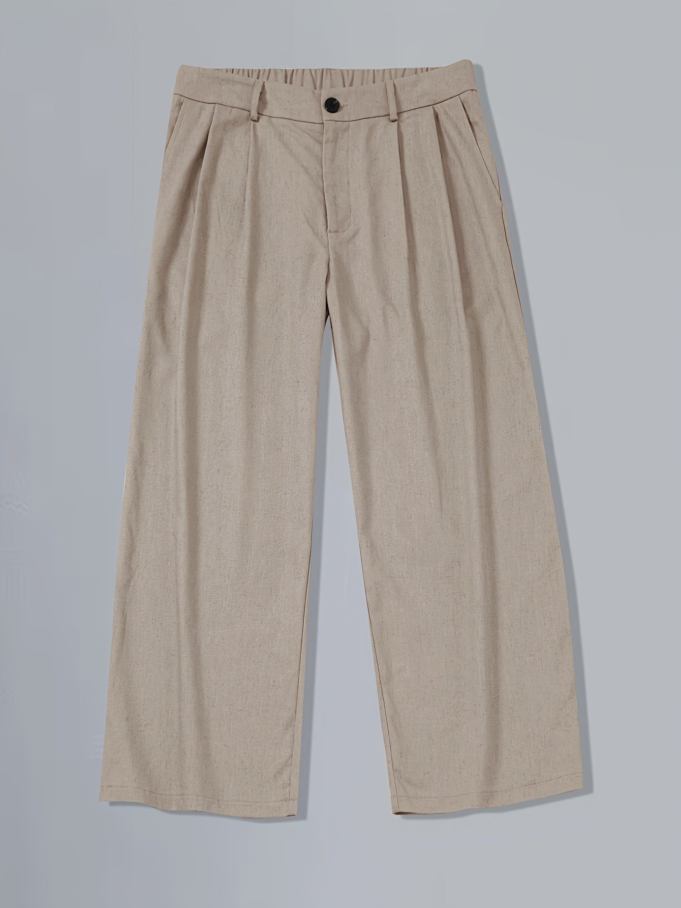 Men's Wide Pleated Trousers – Elegant Vintage Style for Everyday and Leisure Wear
