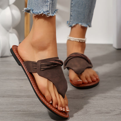 Women's Toe Separator Sandals – Fashionable Summer Shoes for Leisure & Vacation
