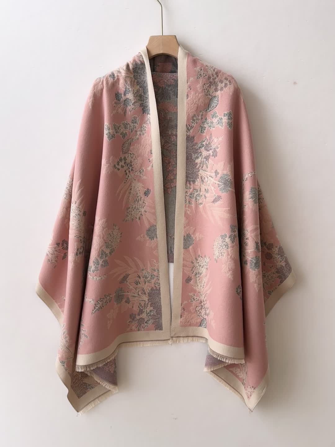 Women's Kimono Cardigan with Floral Pattern – Elegant Boho Style for Every Occasion