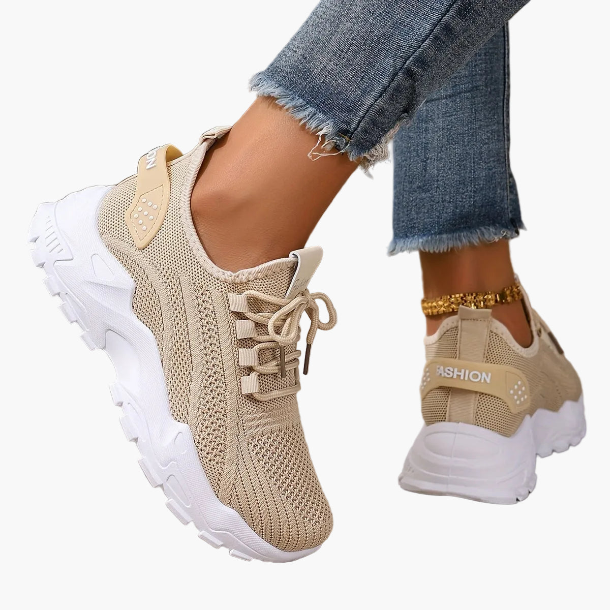 Damen Sneaker Freizeit Sportliche Laufschuhe Komfort Trend