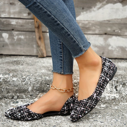 Women's Elegant Pointed Toe Ballet Flats for Everyday and Office Use