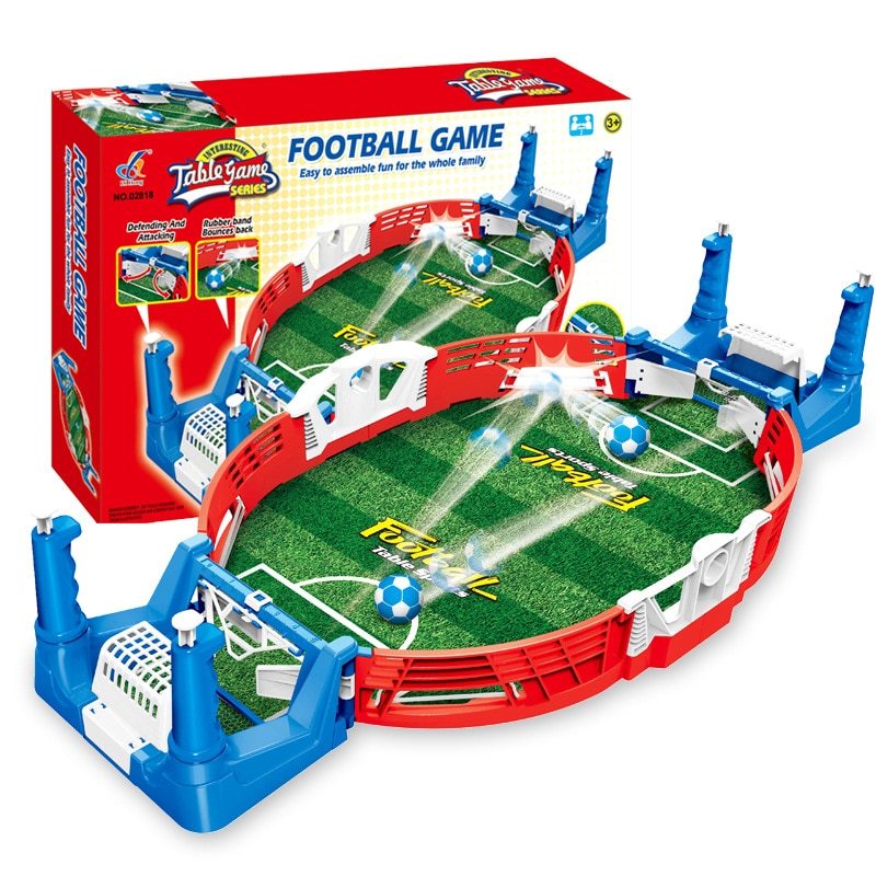 Children's Table Football Game Mini Table Soccer for Two Players – Family Fun and Skill Game