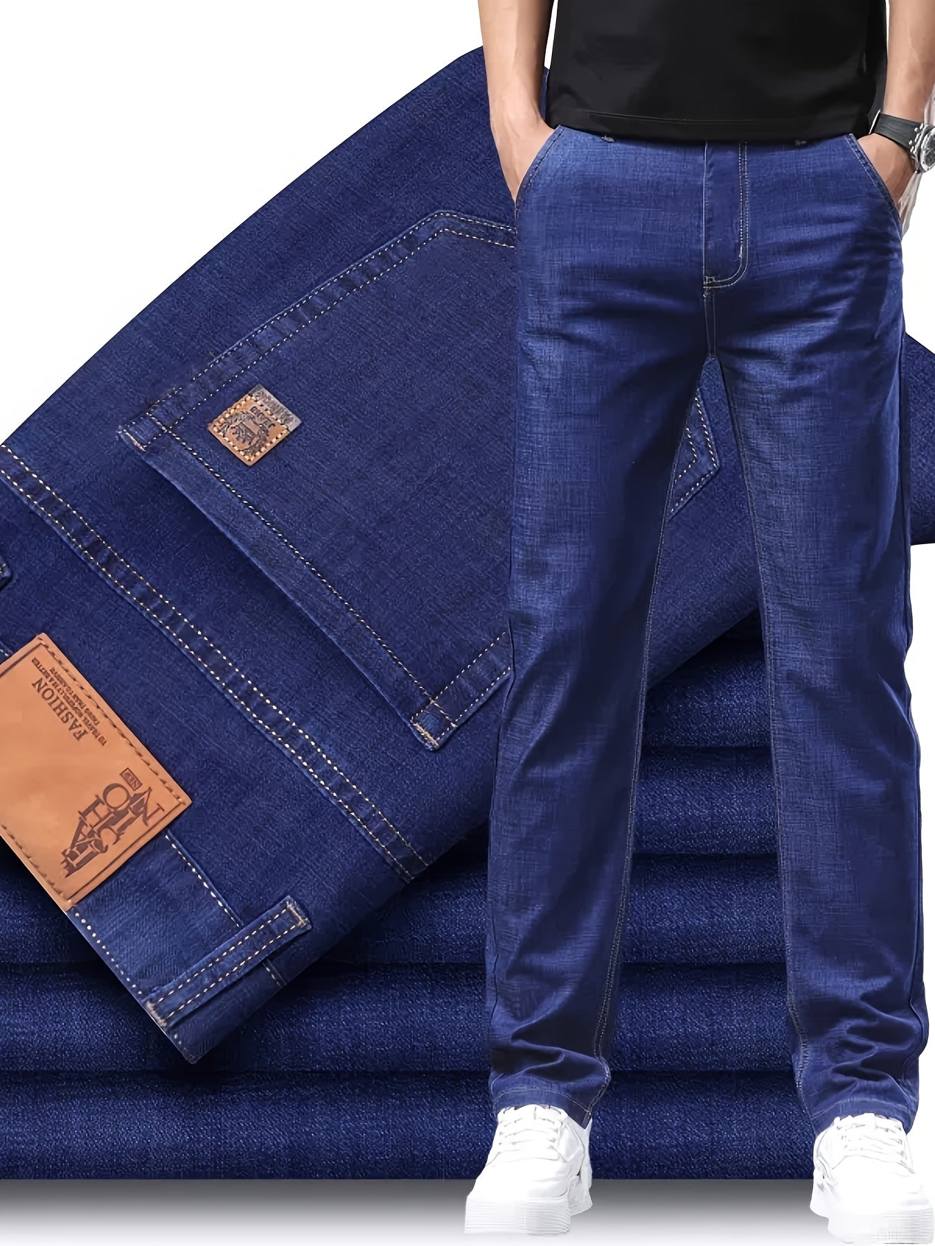 Herren Basic Jeans Regular Fit – Modische Alltagsjeans für Freizeit und Büro