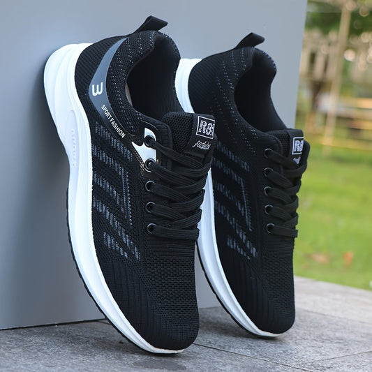 Men's Sports Shoes for Outdoor & Leisure – Breathable Lace-Up Sneakers