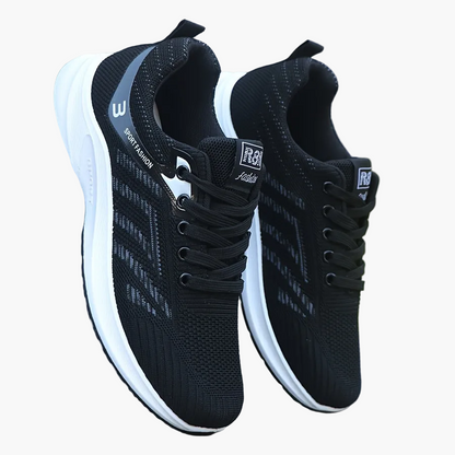 Men's Sports Shoes for Outdoor & Leisure – Breathable Lace-Up Sneakers