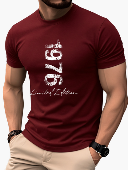 Men's T-Shirt 1976 Limited Edition – Vintage Style Casual Shirt