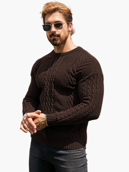 Herren Strickpullover im Casual Stil – Modischer Freizeitpullover für Herbst und Winter