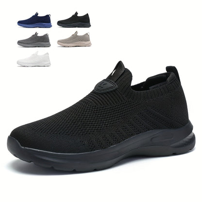 Men's Slip-On Sneakers – Sporty Casual Shoes with a Modern Look, Ideal for Everyday Wear and Training