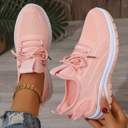 Women's Sneakers for Leisure & Sports – Breathable Low-Top Trainers for Everyday and Fitness
