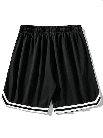 Men's Basketball Shorts Sporty Los Angeles USA Print – Casual Training Shorts for Fitness & Leisure