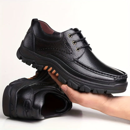 Men's Comfortable Outdoor Casual Shoes with Durable Sole – Casual Lace-Up Shoes for Everyday and Adventure